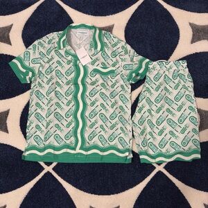 Casablanca Green and White Set Men’s Large
